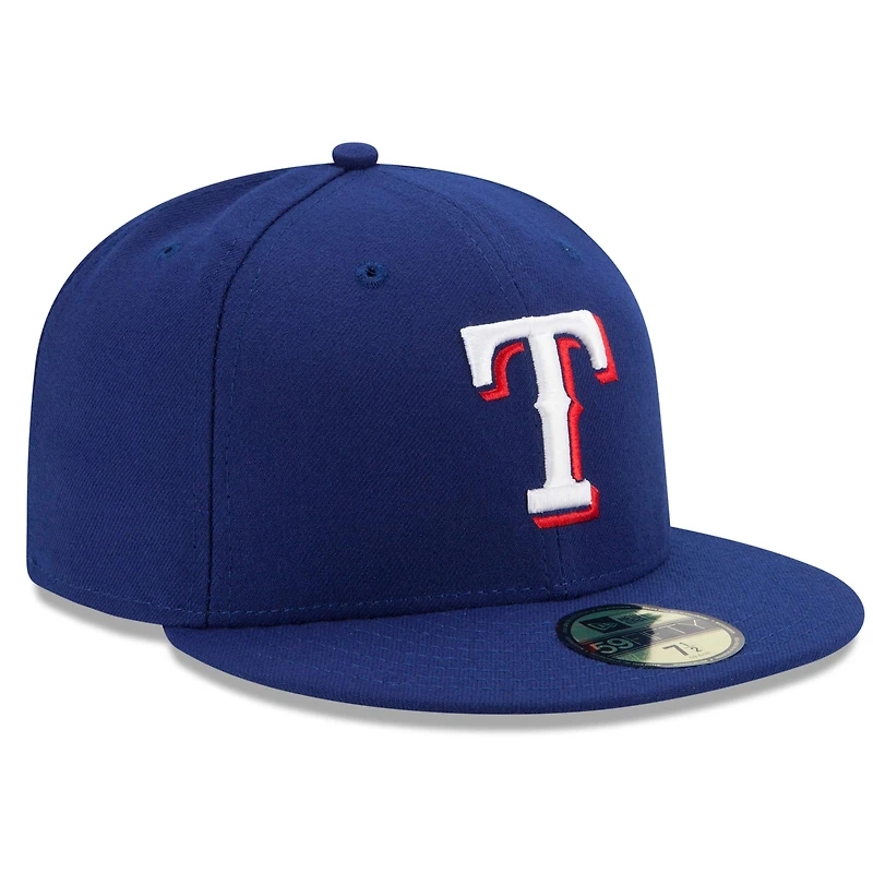 Texas Rangers New Era Game Authentic Collection On-Field 59FIFTY - Casquette ajustée Royal