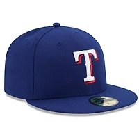 Texas Rangers New Era Game Authentic Collection On-Field 59FIFTY - Casquette ajustée Royal