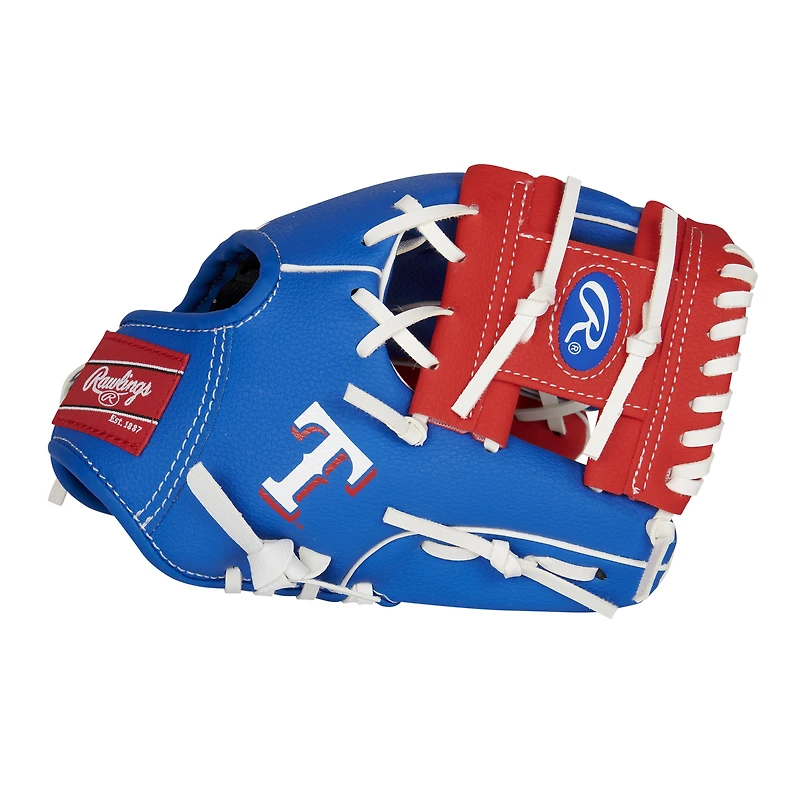 Texas Rangers Rawlings 10" Team Logo Glove