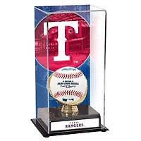 Texas Rangers Sublimated Display Case with Image