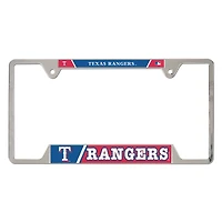 Cadre de plaque d'immatriculation en métal WinCraft Texas Rangers