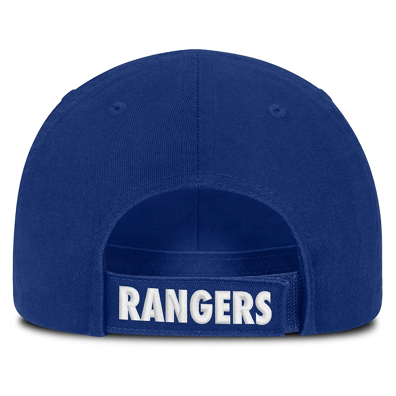 Casquette ajustable Nike Royal Texas Rangers Mascot Club pour tout-petit