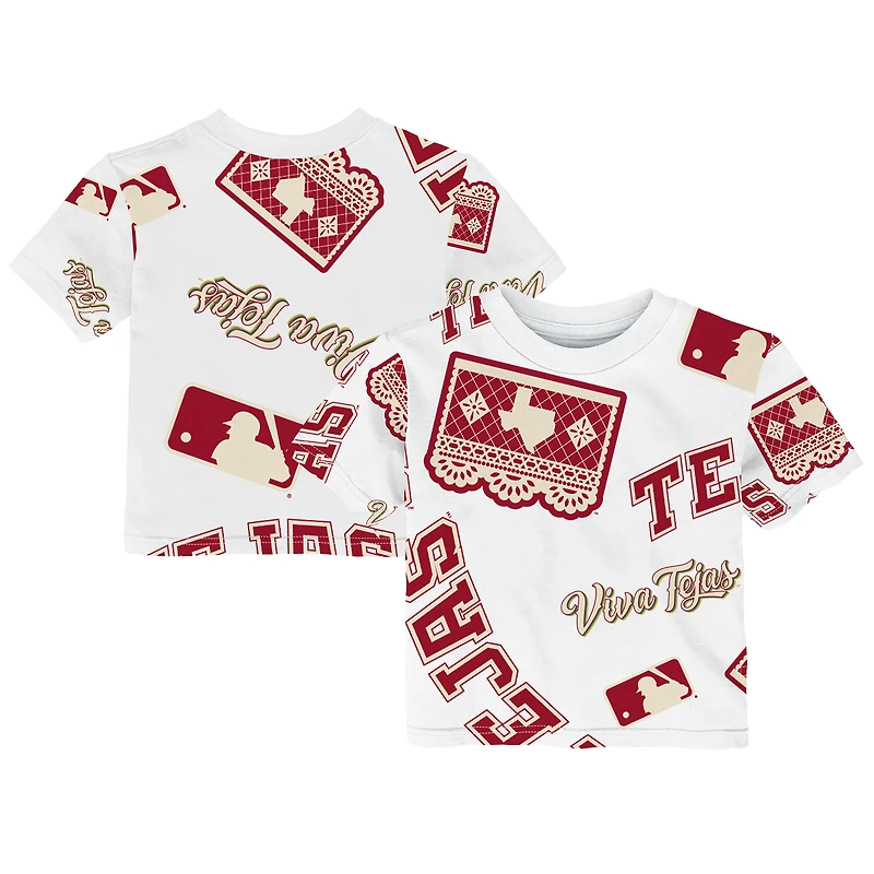 Toddler Outerstuff White Texas Rangers 2026 City Connect Game Day T-Shirt