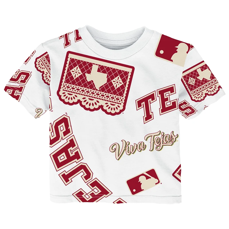 T-shirt blanc Outerstuff pour tout-petits, Texas Rangers 2026 City Connect Game Day