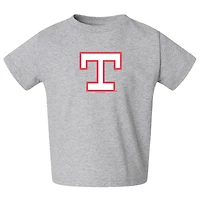 Ensemble de deux t-shirts pour tout-petits, doux comme du raisin, bleu clair/gris chiné, collection Cooperstown des Texas Rangers