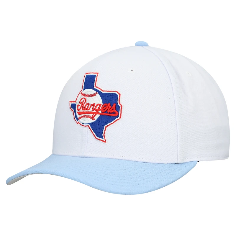 Unisex Mitchell & Ness Gray Texas Rangers Basic Coop Pro Adjustable Hat