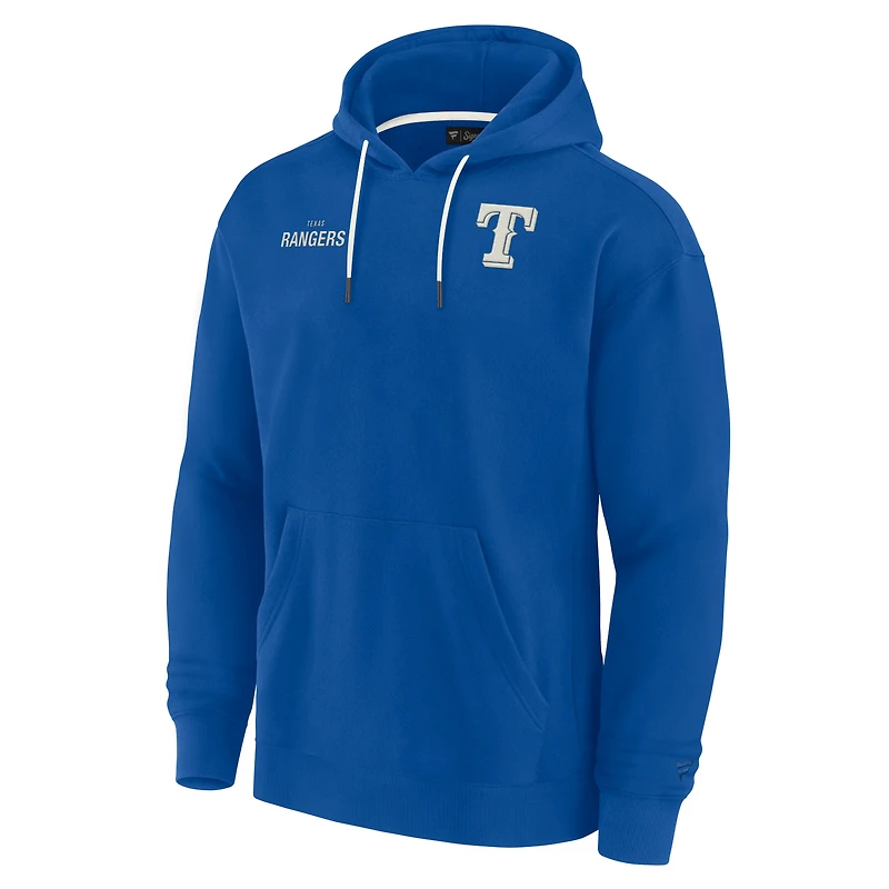 Unisex Fanatics Royal Texas Rangers Elements Super Soft Fleece Pullover Hoodie