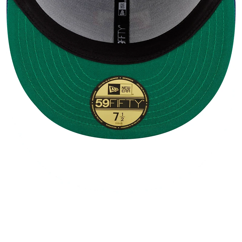 Unisex New Era x Joshua Vides Royal Texas Rangers Outline 59FIFTY Fitted Hat