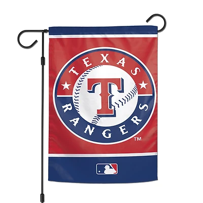 Drapeau de jardin double face WinCraft Texas Rangers 12" x 18"