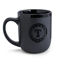 WinCraft Texas Rangers 17oz. Black Tonal Ceramic Mug