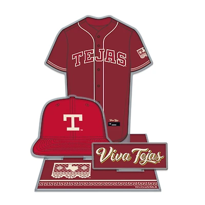 WinCraft  Texas Rangers 2026 City Connect 3D Collector Stand