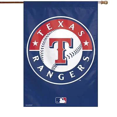 Drapeau de maison WinCraft Texas Rangers, logo circulaire 28" x 40".