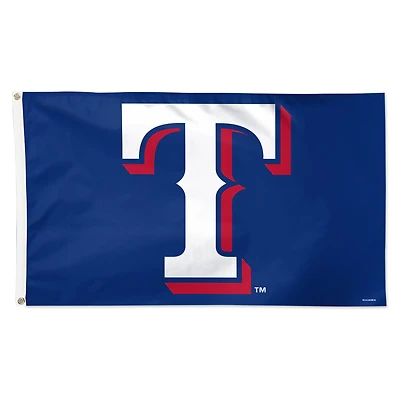 WinCraft Texas Rangers 3' x 5' Single-Sided Deluxe Primary Team Flag
