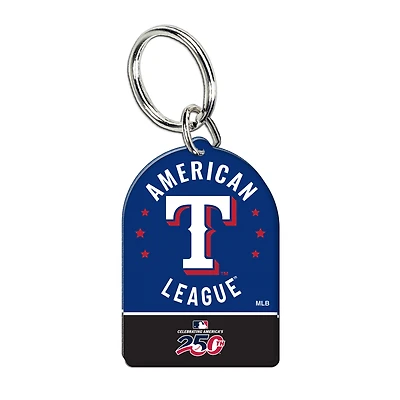 WinCraft Texas Rangers America 250 Premium Acrylic Key Ring