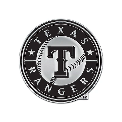 WinCraft Texas Rangers Chrome Auto Emblem