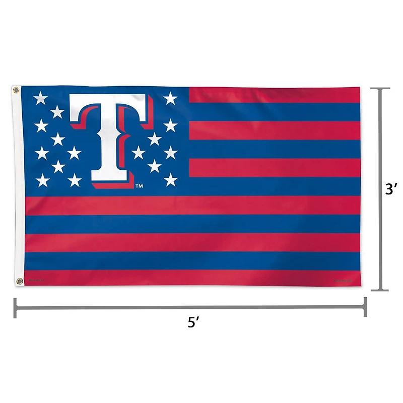 WinCraft Texas Rangers Deluxe 3' x 5' Drapeau