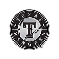 Emblème de voiture WinCraft Texas Rangers Team Chrome
