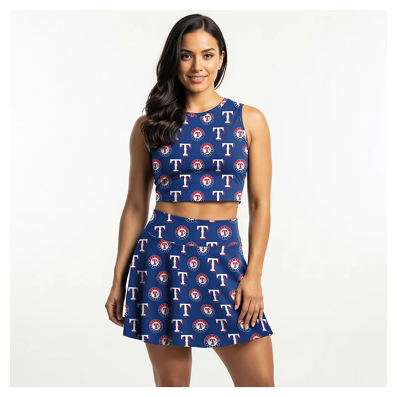 Women's Concepts Sport  Royal Texas Rangers Knit Tank Top & Skort Set