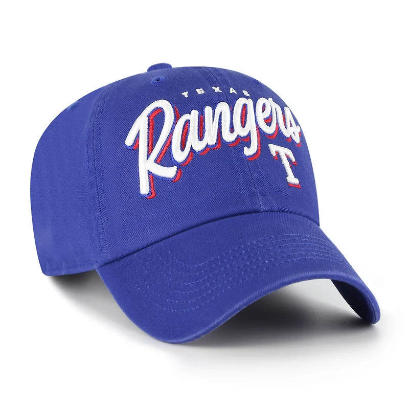 Women's '47 Royal Texas Rangers Ariana Clean Up Adjustable Hat