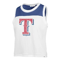 Débardeur blanc '47 Texas Rangers Premier Zoey pour femme, longueur à la taille