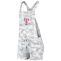 Salopette barboteuse camouflage gris Texas Rangers Concepts Sport pour femmes