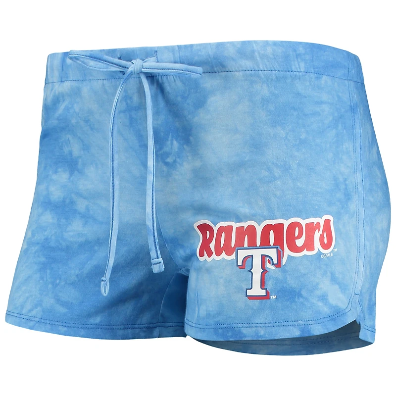 Concepts Sport Ensemble débardeur et short à dos nageur Royal Texas Rangers Billboard pour femme