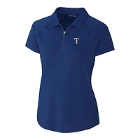 Women's Cutter & Buck  Royal Texas Rangers DryTec Forge Stretch Polo