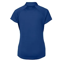 Women's Cutter & Buck  Royal Texas Rangers DryTec Forge Stretch Polo