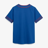 Women's Fanatics Royal Texas Rangers Diva Race Ahead Raglan V-Neck T-Shirt