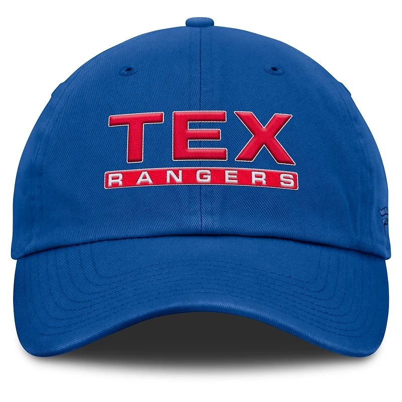 Women's Fanatics Royal Texas Rangers Fly Out Adjustable Hat