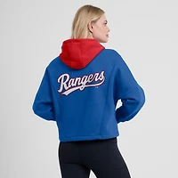 Sweat à capuche surdimensionné pour femmes Fanatics Royal Texas Rangers Legacy Favorite Spectator