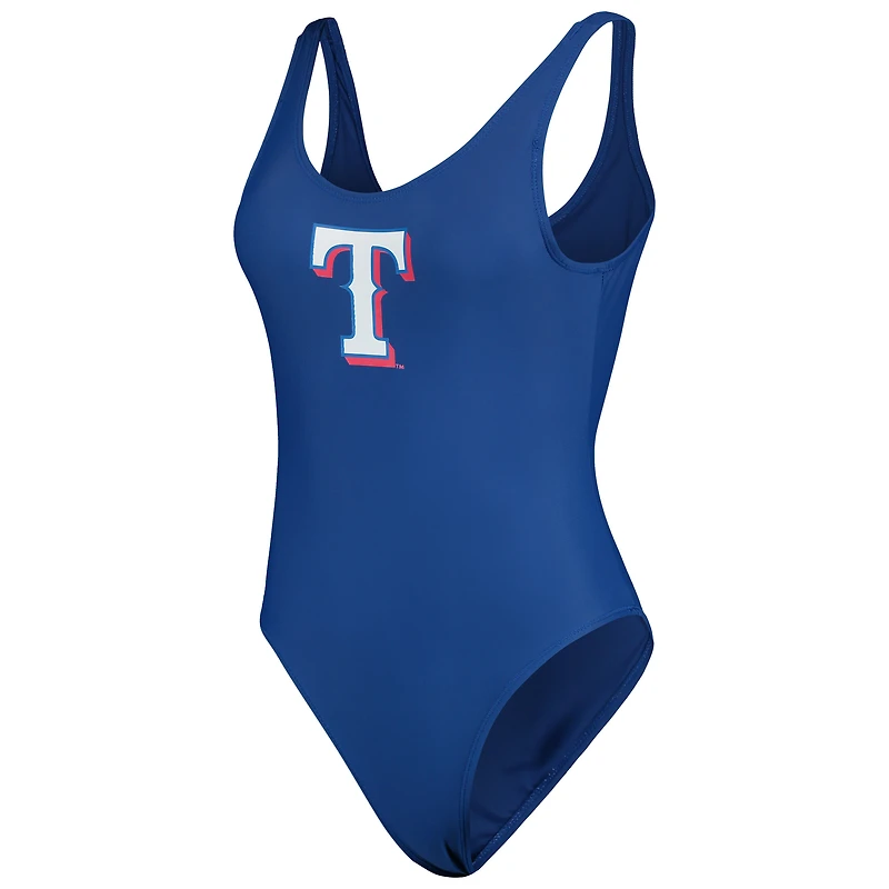 Maillot de bain une pièce G-III 4Her par Carl Banks pour femmes Royal Texas Rangers Making Waves
