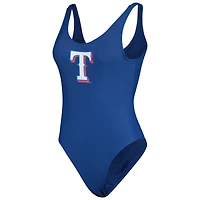 Maillot de bain une pièce G-III 4Her par Carl Banks pour femmes Royal Texas Rangers Making Waves