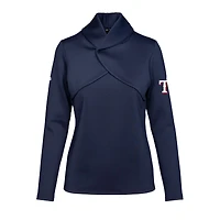 Women's Levelwear  Navy Texas Rangers Juliet Insignia 2.0 Pullover Sweatshirt