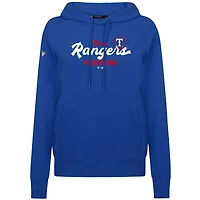Women's Levelwear Royal Texas Rangers Accolade Adorn Monument Pullover Hoodie