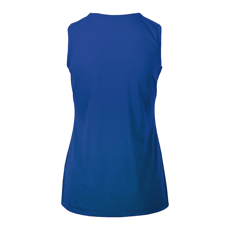 Women's Levelwear Royal Texas Rangers Accolade Macy Prospect Tank Top