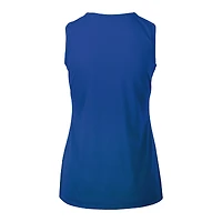 Women's Levelwear Royal Texas Rangers Accolade Macy Prospect Tank Top