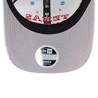 Women's New Era  Light Blue Texas Rangers Daisy All Over 9TWENTY Adjustable Hat