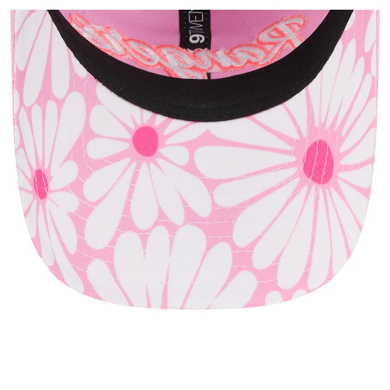 Casquette ajustable 9TWENTY rose Texas Rangers pour femme de New Era, idéale pour la fête des mères