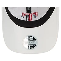 Women's New Era White Texas Rangers Floral Mesh 9TWENTY Adjustable Hat