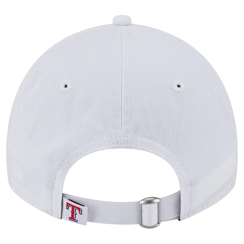 Women's New Era White Texas Rangers Team Fan 9TWENTY Adjustable Hat