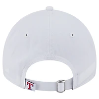 Women's New Era White Texas Rangers Team Fan 9TWENTY Adjustable Hat