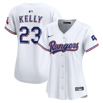 Maillot de joueur Nike Merrill Kelly blanc Texas Rangers domicile édition limitée pour femme