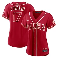 Maillot Nike Nathan Eovaldi rouge Texas Rangers 2026 City Connect Stadium pour femme