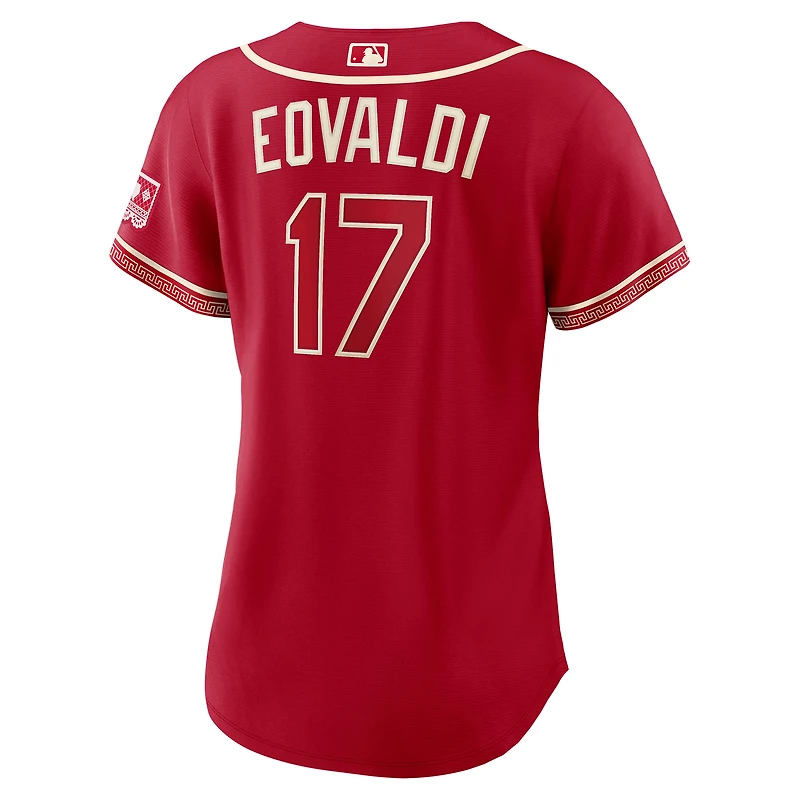 Women's Nike Nathan Eovaldi Red Texas Rangers 2026 City Connect Stadium Jersey
