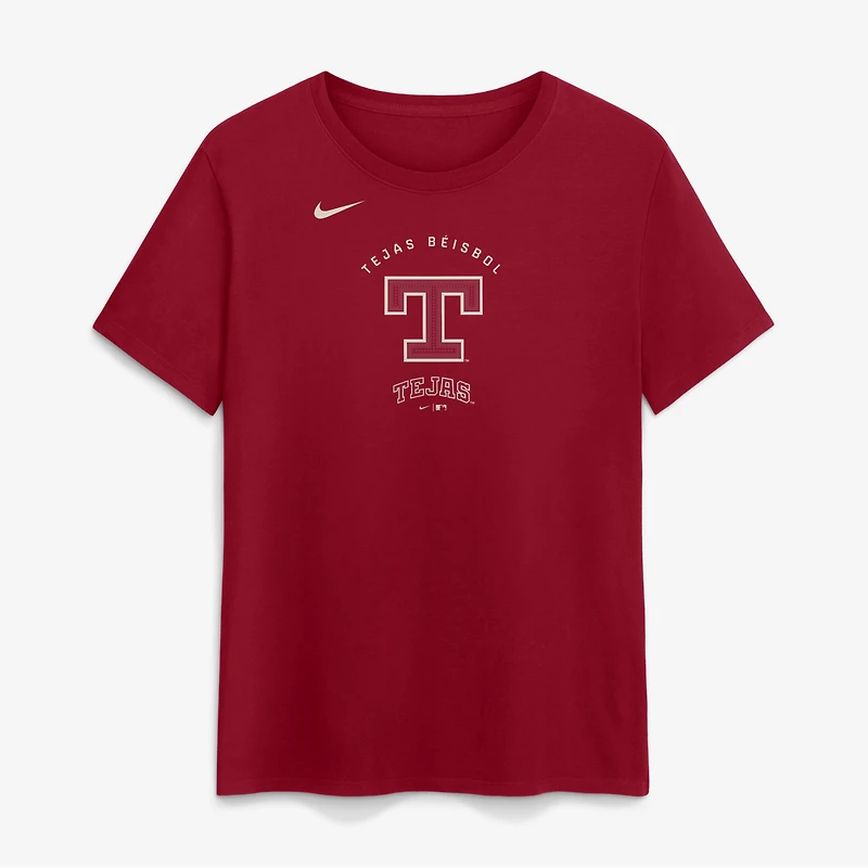 Women's Nike Red Texas Rangers 2026 City Connect Arch T-Shirt