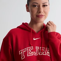 Women's Nike Red Texas Rangers Authentic Collection City Connect Therma Hoodie