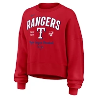 Sweat-shirt oversize rouge Texas Rangers Nike pour femme