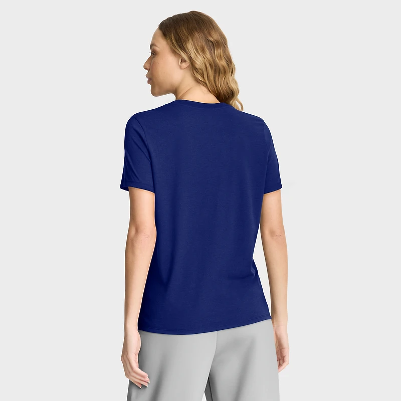 Women's Nike Royal Texas Rangers Authentic Collection Early Work Tri-Blend Dri-FIT T-Shirt