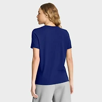 Women's Nike Royal Texas Rangers Authentic Collection Early Work Tri-Blend Dri-FIT T-Shirt